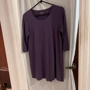 Pure Jill j Jill  purple wrap tunic top size xs